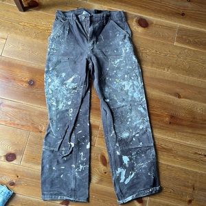 Carhartt extremely distressed work jeans 32x32